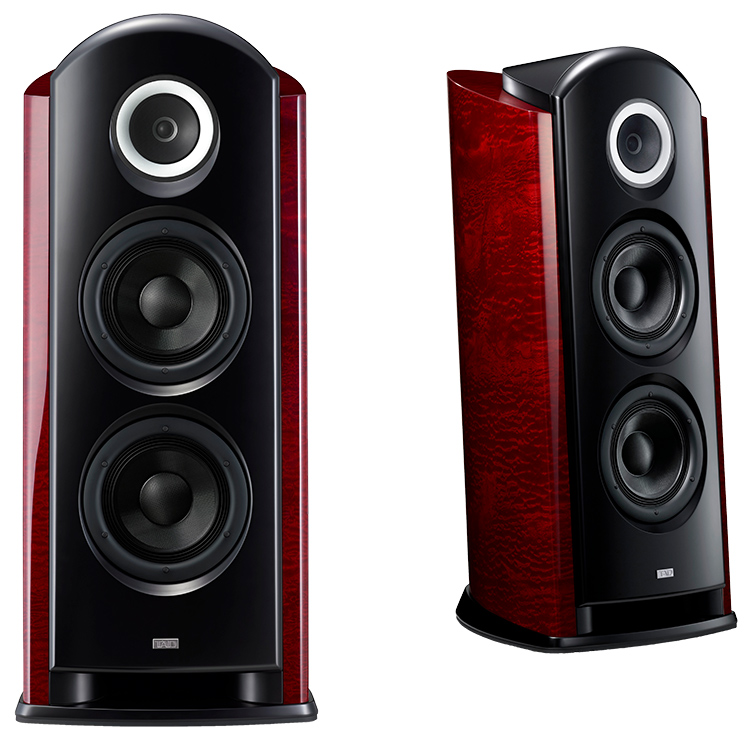 TAD Reference One TX (R1TX) Loudspeakers Beryl Red (BR) Finish