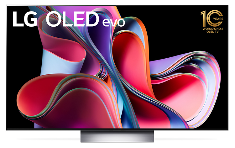 LG OLED evo TV Front View