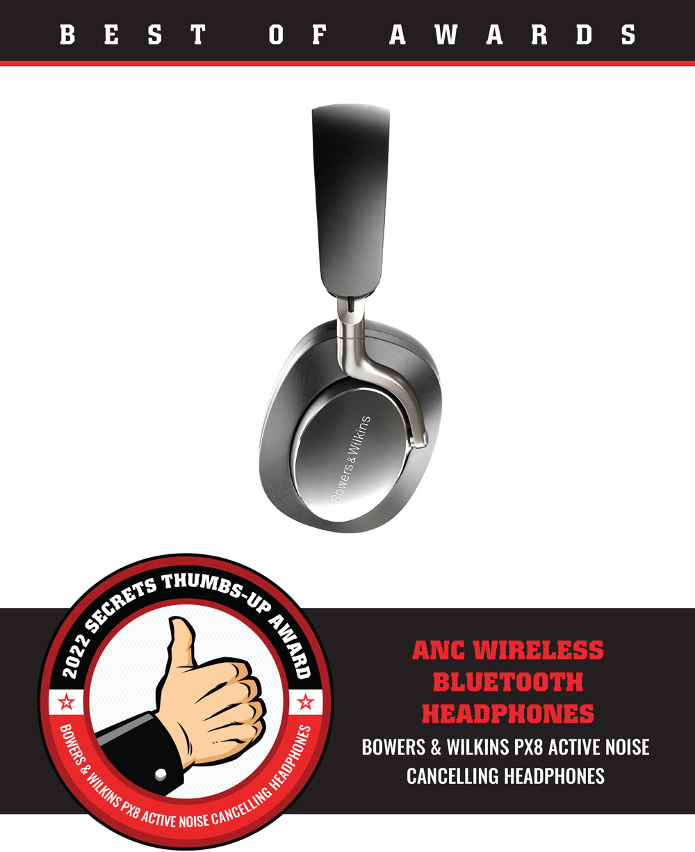 Bowers & Wilkins PX8 Active Noise Cancelling Headphones Best of 2022 Award