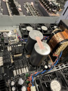 Denon AVR-AH1 Transformer and Power Section View.