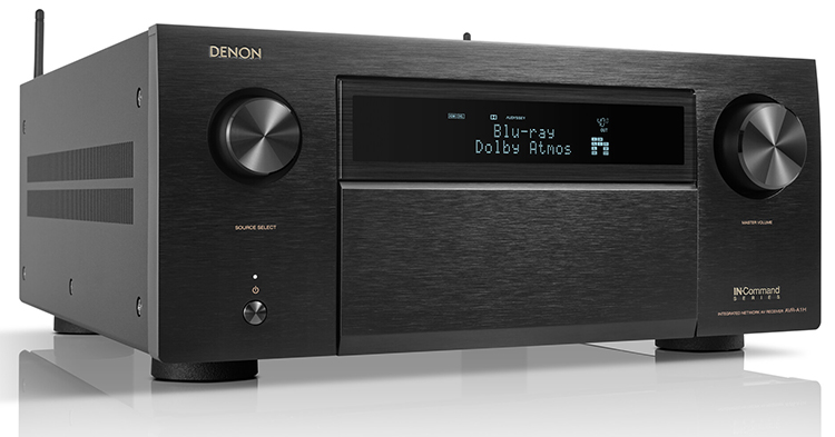 Denon AVR-A1H flagship audio/video receiver Side View