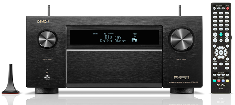 Denon AVR-A1H flagship audio/video receiver Front View