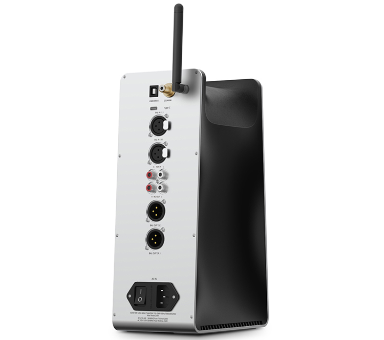 HIFIMAN EF600 balanced desktop DAC/Amplifier Back View
