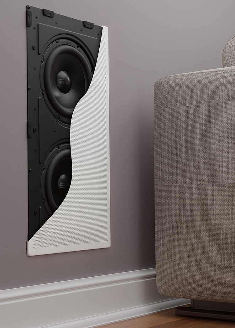 SVS 3000 In-Wall Subwoofer Living Room View