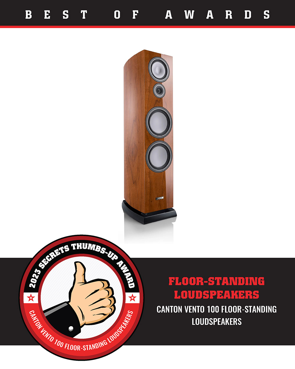 Canton Vento 100 Floor-Standing Loudspeakers