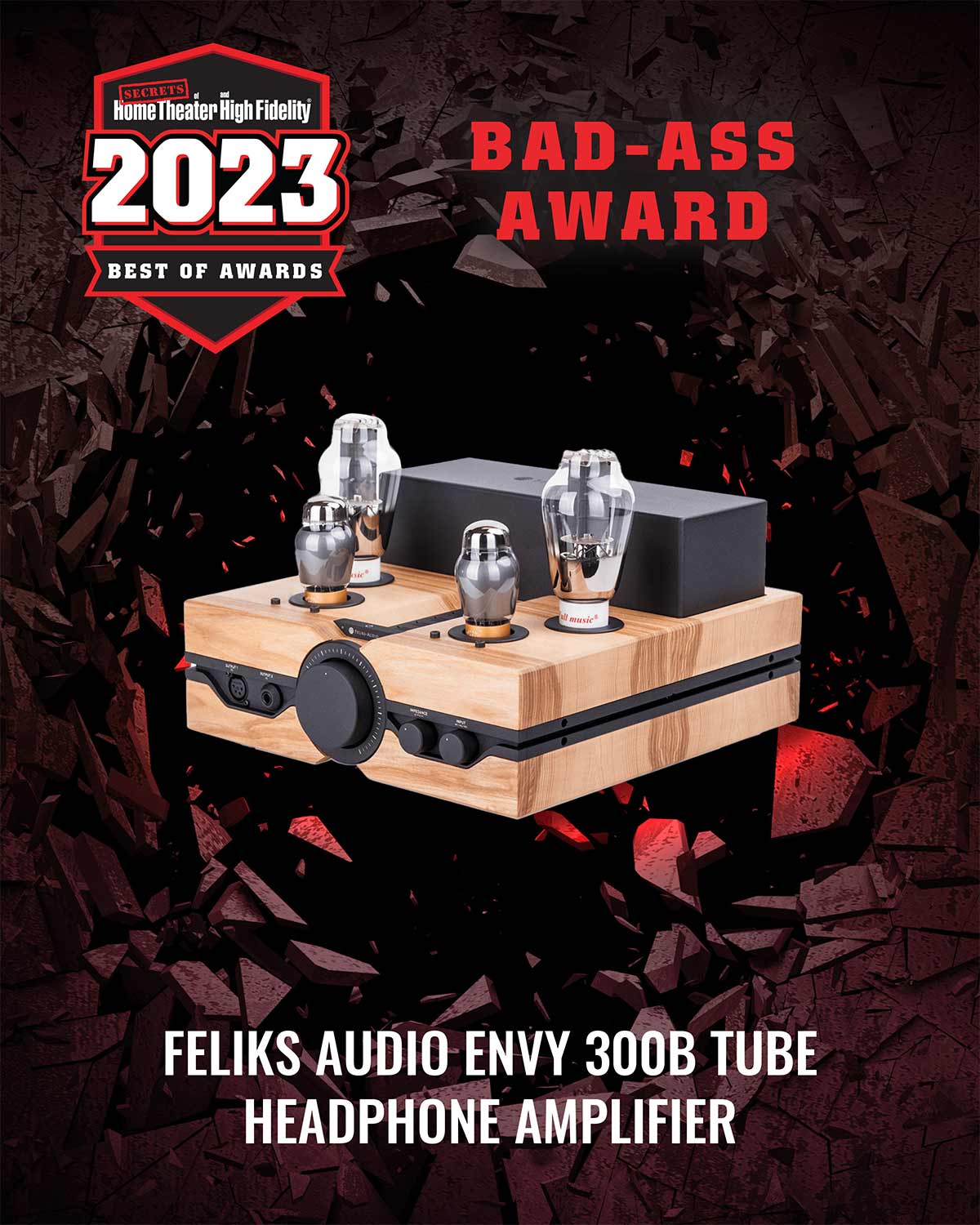 Feliks Audio Envy 300B Tube Headphone Amplifier